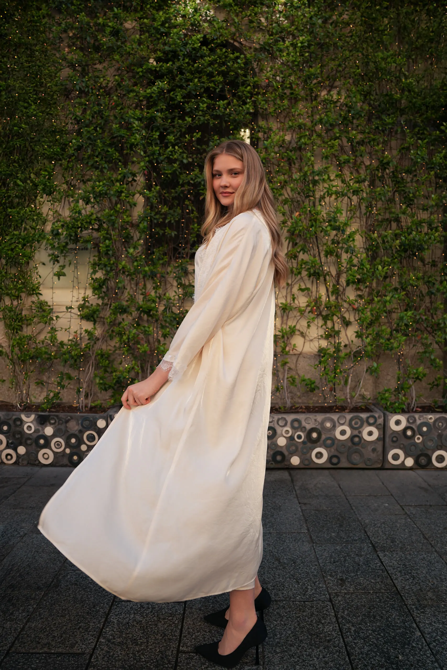 Atelier èmi — cream dress, profile
