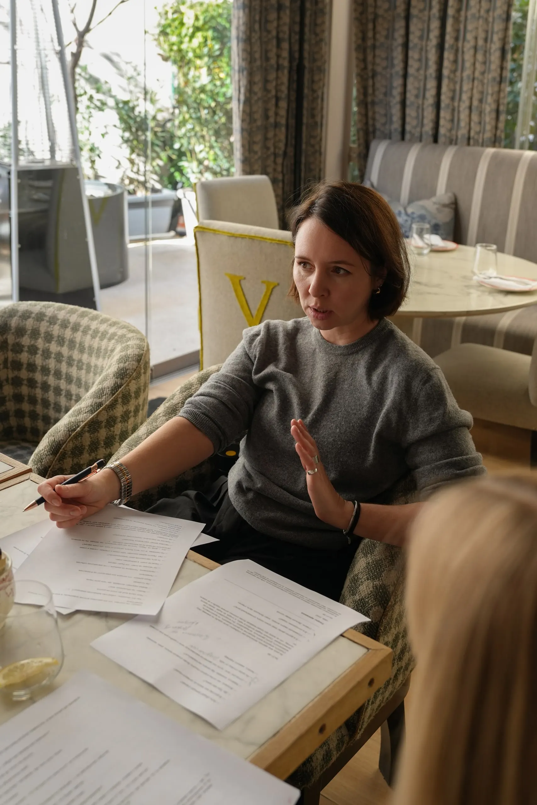 Book club — Elena Bulanaya — conversation at the table