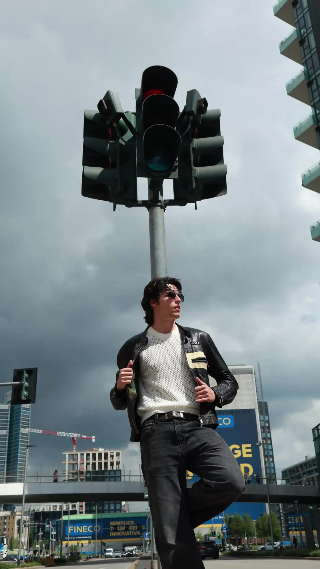 fashion reel in Milan — menswear on the street